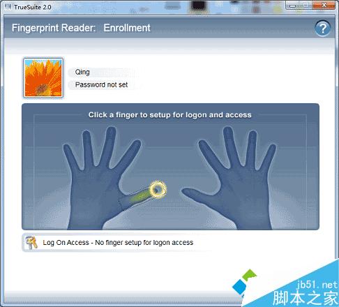 win8系统指纹识别功能在哪？win8系统指纹识别使用教程
