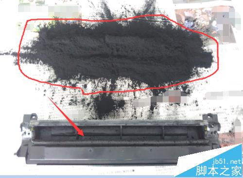 三星4521打印机墨粉用尽怎么硒鼓加墨粉?