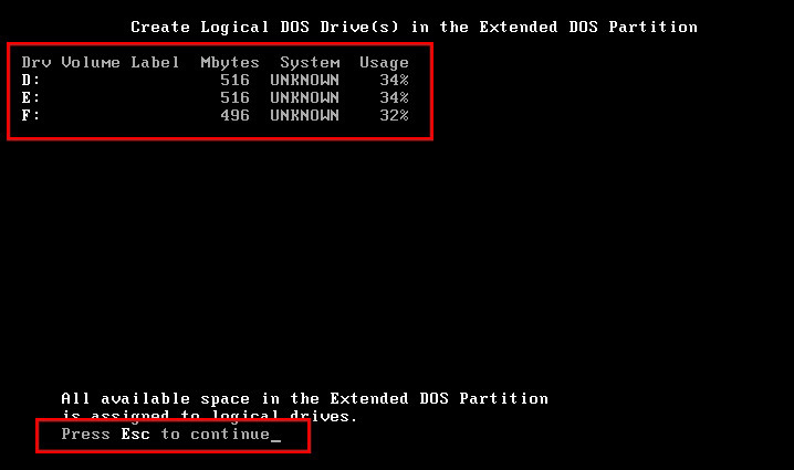 VMware 虚拟机 安装 DOS6.22（二）系统安装篇