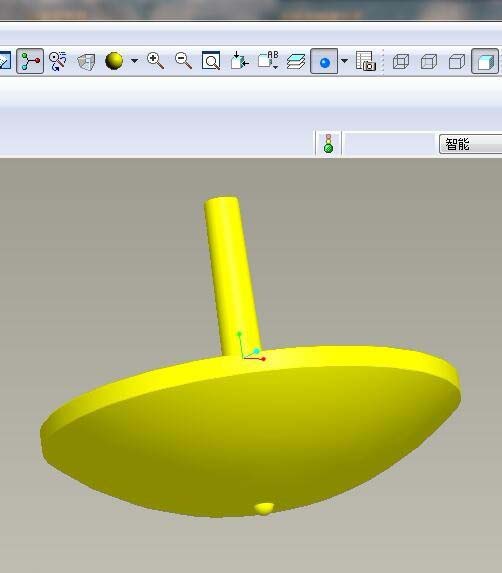 Proe5.0怎么创建三维立体的手旋陀螺模型?