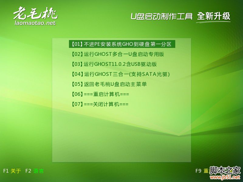 老毛桃U盘装系统综合教程