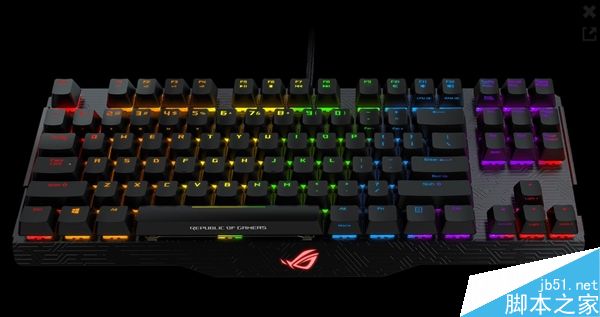华硕ROG发布世界首款变形机械键盘ROG Claymore Core:外观骚包