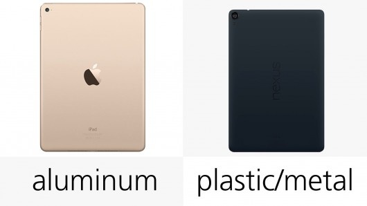 平板入手哪家强？ 苹果iPad Air 2和HTC Nexus 9的性价比分析
