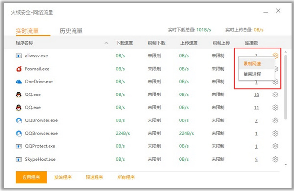 火绒安全软件怎么查看流量去向?火绒安全软件监控网络流量的方法