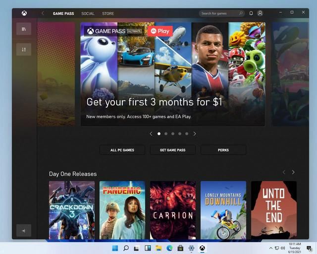 Windows 11上手初体验：任务栏和开始菜单等迎来大改