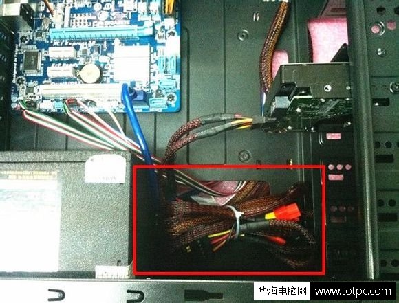 DIY电脑装机教程 主机走背线方法图文教程