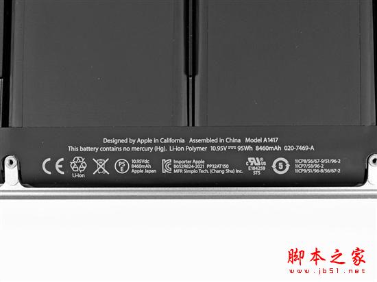 苹果新发布本本MacBook Pro Retina版本拆机详细过程（大量组图）