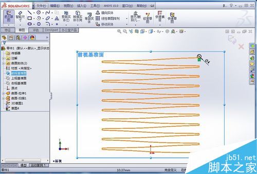 SolidWorks怎么画矩形弹簧？SolidWorks矩形弹簧绘制教程