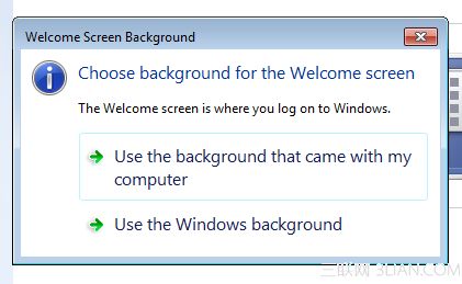 Windows7系统的登陆界面更换方法