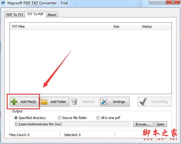 怎么设置PDF密码 Mgosoft PDF Text Converter设置PDF密码教程