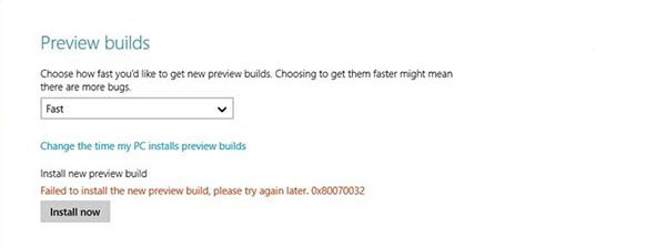 Win8.1升级Win10 9879失败，出现错误代码怎么办?
