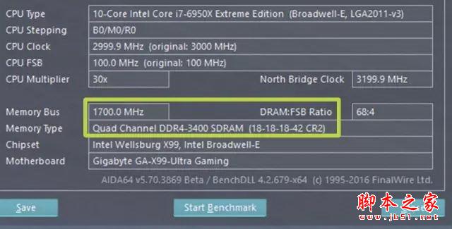 酷睿十核 i7-6950X/6900K/6800K处理器性能深度评测