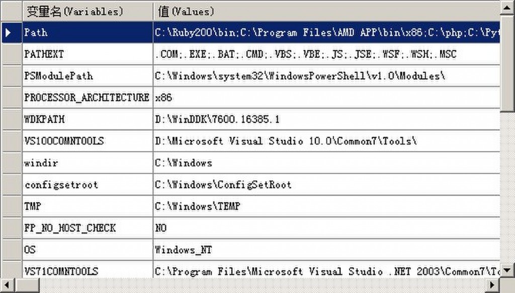 Windows 环境变量编辑器使用步骤