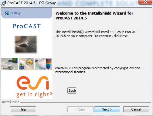 ProCAST 2014 64位安装破解图文详细教程