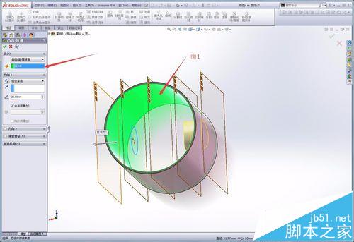 Solidworks怎么在曲面上拉伸? solidworks曲面拉伸的实例教程