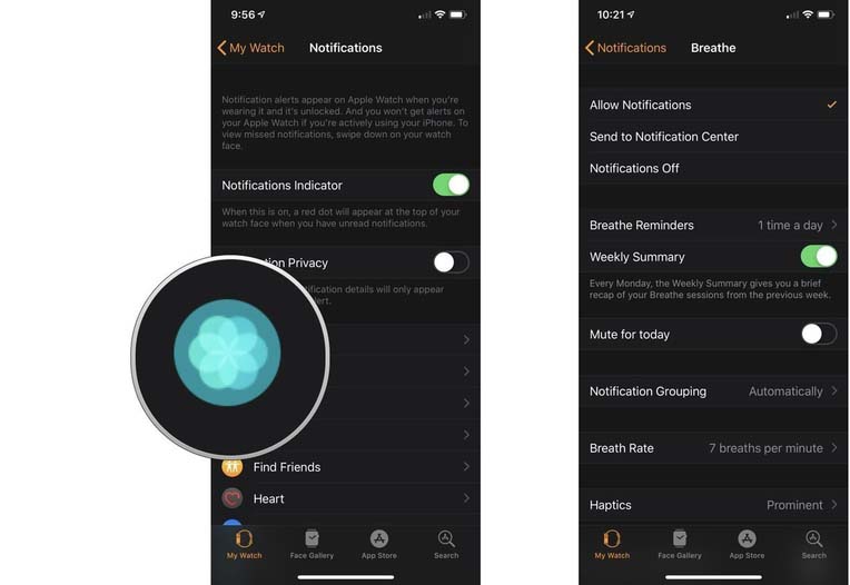 AppleWatch怎么设置各种应用程序通知?