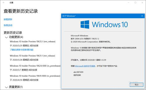 Win10 19635快速预览版怎么手动更新?