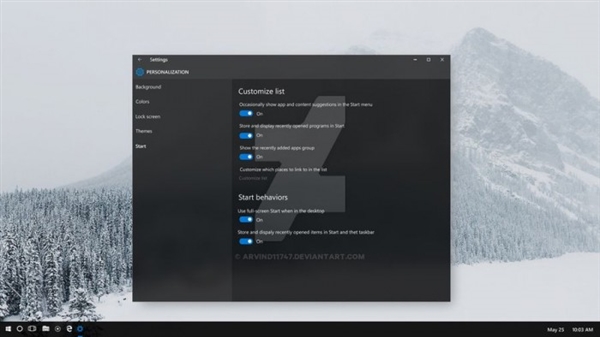 Win10.4毛玻璃界面图赏:白色任务栏抢眼