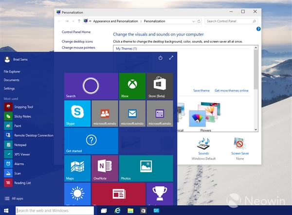 win10 Build 10036最新泄露版海量图赏: 强化半透明效果