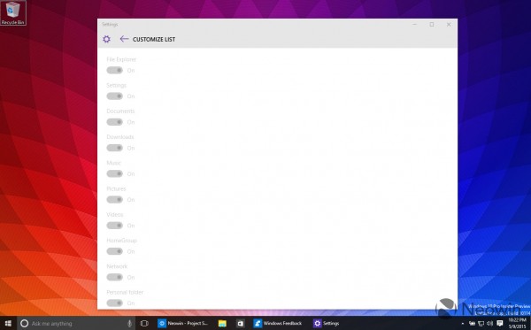 Win10 10114预览版开始菜单有哪些变化？