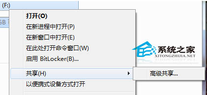 U盘设置高级共享的方法(针对本地计算机用户)