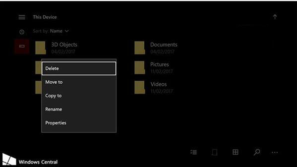 Win10 Mobile版文件管理器现身Xbox One：UWP完整版将至