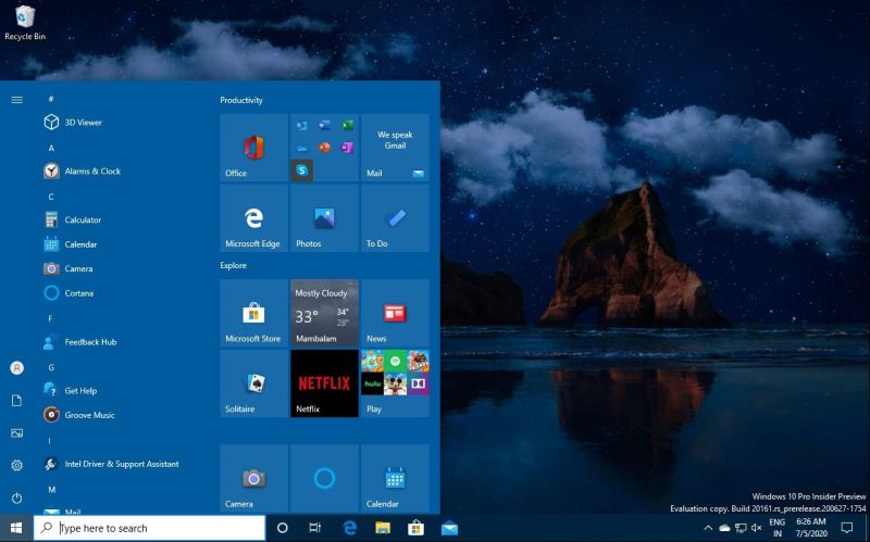 全新Win10流畅设计 &ldquo;开始&rdquo;菜单上手体验：简洁、现代