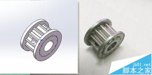 solidworks怎么画同步带轮? solidworks绘制5M齿型同步带轮的方法