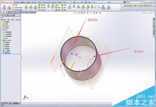 Solidworks怎么在曲面上拉伸? solidworks曲面拉伸的实例教程
