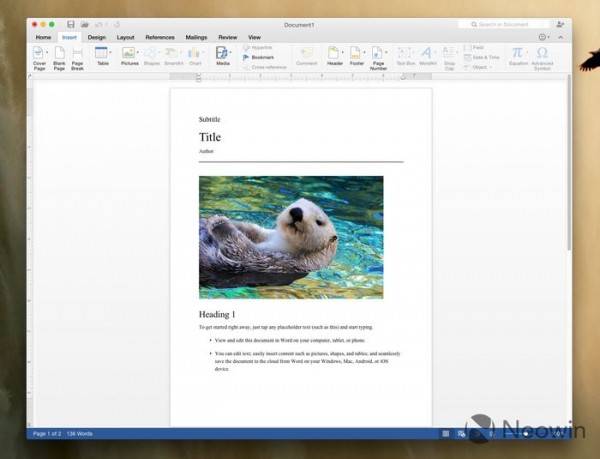 [下载]Office 2016 for Mac新预览版  Word上手体验