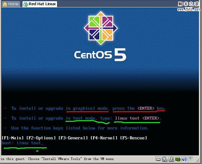 VMware虚拟机安装CentOS-5.0 linux图文教程