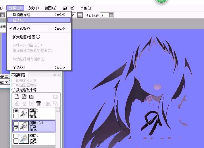 sai图片怎么去色并提取线稿?