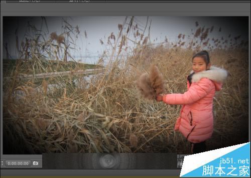 ae中的图片怎么做边角压暗效果?