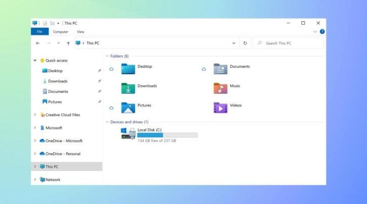 Win10 新增一批 &ldquo;文件资源管理器&rdquo;流畅设计图标