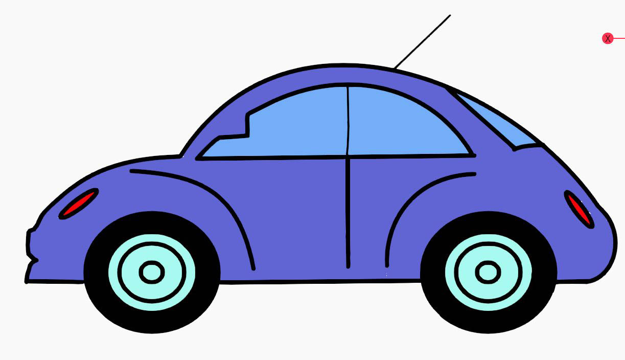 blender2.9怎么画蓝色轿车? blender蓝色轿车的画法