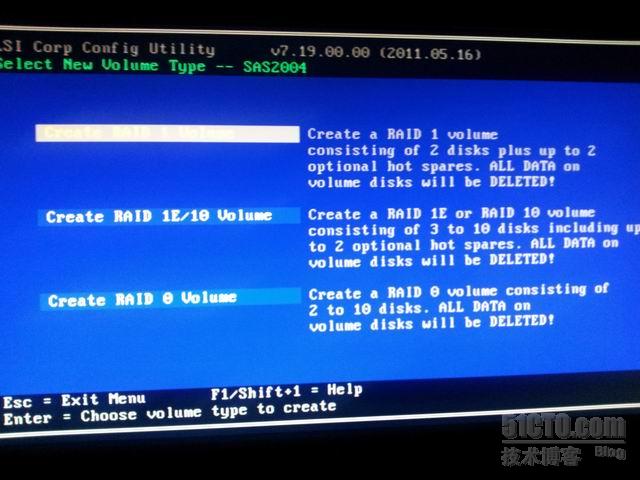 IBM system X3250 M4 配置RAID磁盘阵列的方法
