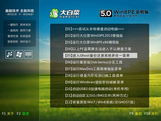 大白菜u盘安装系统综合详细图文教程