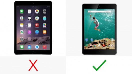 平板入手哪家强？ 苹果iPad Air 2和HTC Nexus 9的性价比分析
