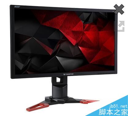 宏碁发布24寸电竞显示器Predator XB241YU:165Hz/1ms响应