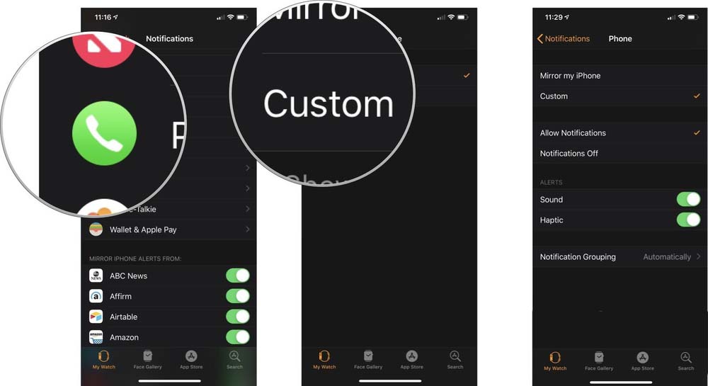 AppleWatch怎么设置各种应用程序通知?