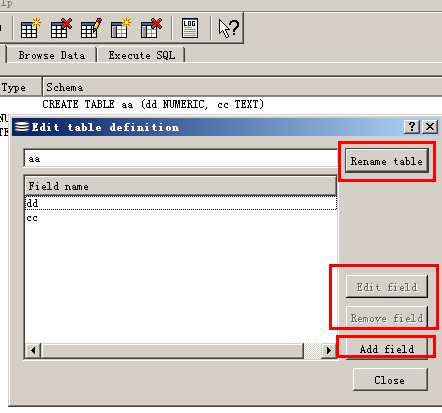 SQLite Database Browser数据库查看器图文使用教程
