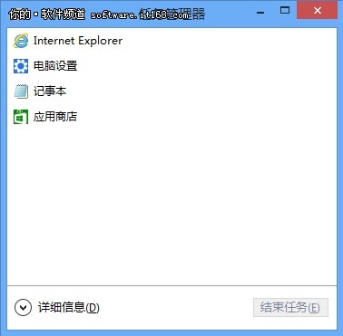 如何使用win8系统的任务管理器[图文]
