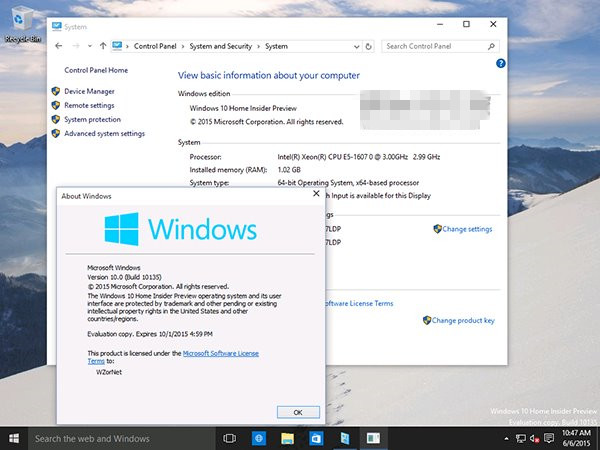 Win10预览版10135英文版32位镜像下载地址