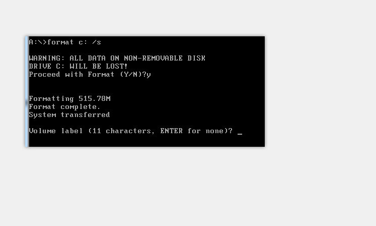 VMware 虚拟机 安装 DOS6.22（二）系统安装篇