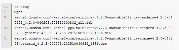 Ubuntu用户升级到Kernel 4.2.3内核的详细教程