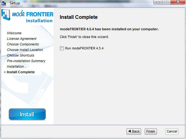 modeFRONTIER4.5怎么破解?modeFRONTIER4.5.4安装破解图文教程(附下载)