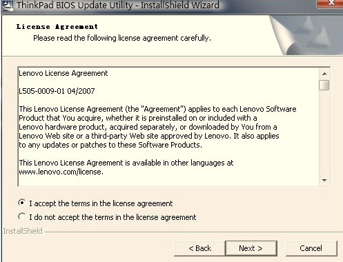 ThinkPad笔记本刷BIOS升级教程(建议使用光盘刷新)