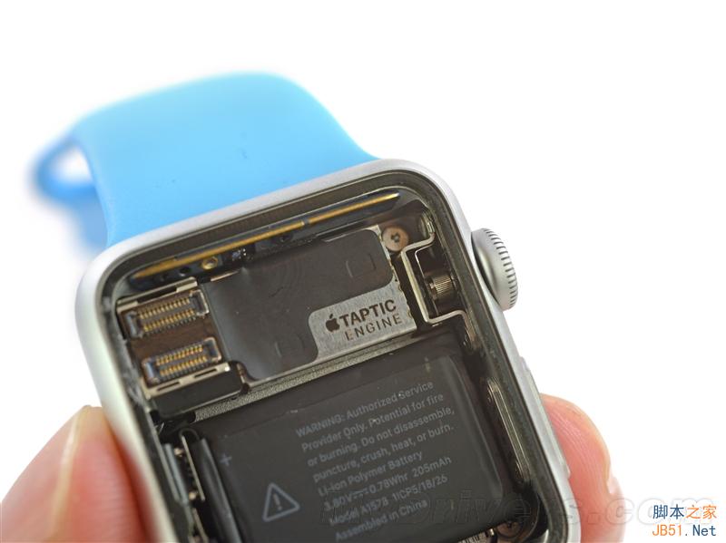38毫米表盘的运动版apple watch详尽拆解：电池太失望了