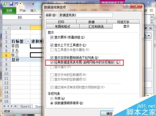 excel的透视功能对分组进行求和