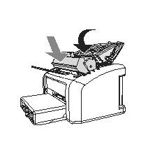 HP LaserJet 1010打印机卡纸该怎么取出来?